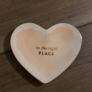 Kate Spade Heart Trinket Dish